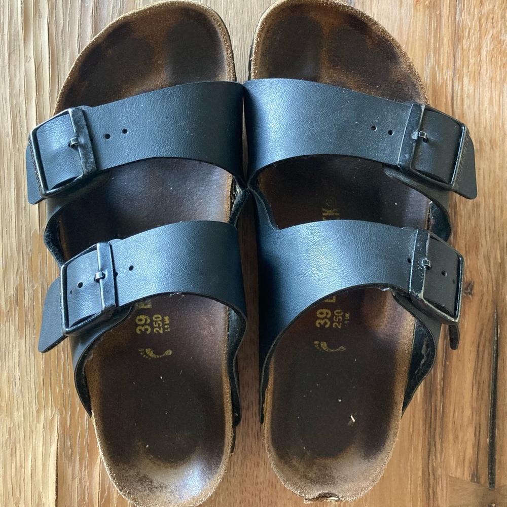 Black Birkenstock Sandals size 39